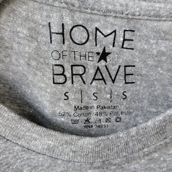 Home of The Brave Women's Short Sleeve T-Shirt - Picture 3 of 4
